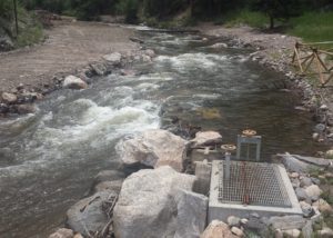 Low head boulder structures for fish-friendly irrigation diversions